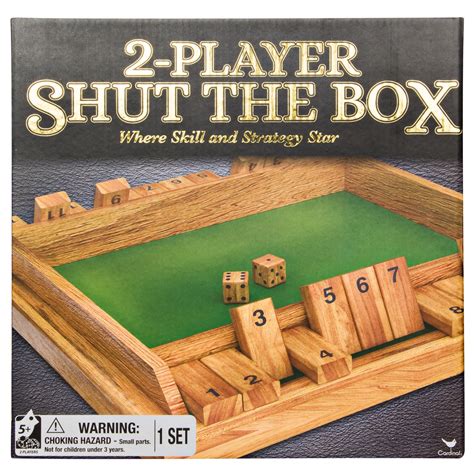 Two-Player Shut the Box Strategy Game for Kids and Adults Aged 5 and up - Walmart.com