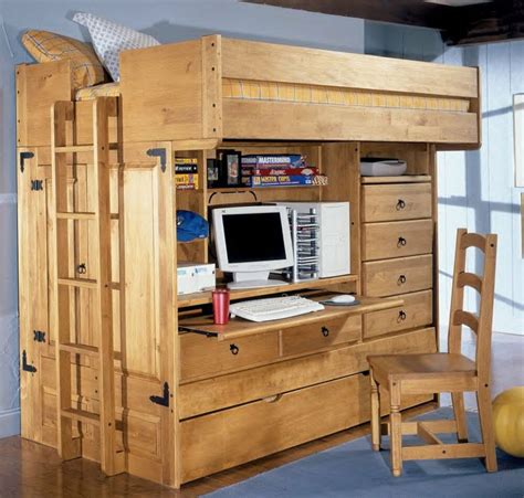 Bunk Beds With Computer Desk - Pasar Bali