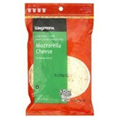 Wegmans Cheese, Mozzarella, Shredded: Calories, Nutrition Analysis & More | Fooducate