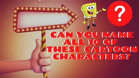 Picture Quiz #1 | Cartoon Characters | Quiz Questions And Answers - YouTube