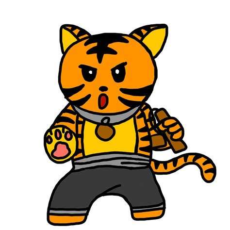 Adorable Tiger Activities - Kung Fu training 21976628 PNG