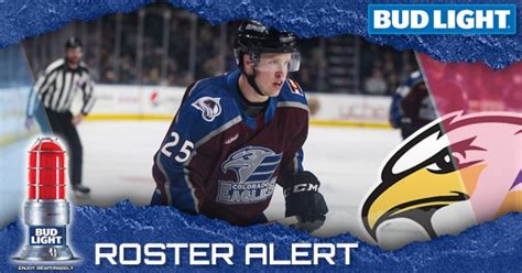 Colorado Avalanche Recall Forward Logan O'Connor | Colorado Eagles