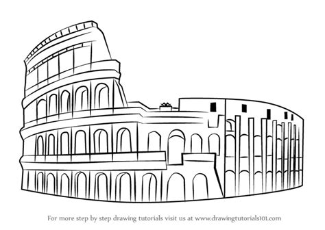 Colosseum Simple Coloring Pages