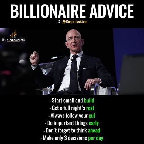 Jeff Bezos Billionaire Advice | Inspirational quotes motivation ...