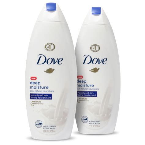 (2 Pack) Dove Body Wash Deep Moisture 22 oz - Walmart.com - Walmart.com