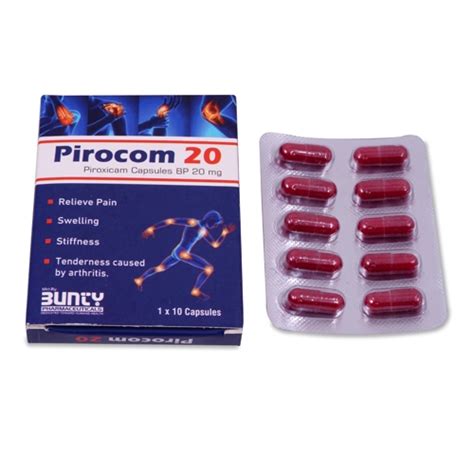 Piroxicam Capsules Manufacturer, Supplier, Exporter