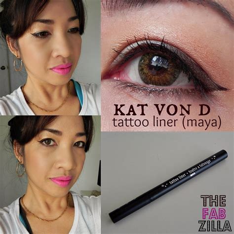 Kat Von D Tattoo Liner Makes Cat Eyes Easy Peasy (Review) - thefabzilla