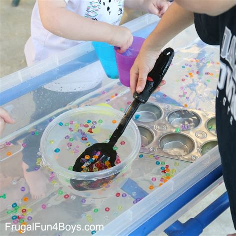 Awesome Water Table Play Ideas - Frugal Fun For Boys and Girls