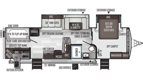 Forest River Flagstaff Rv Floor Plans - floorplans.click