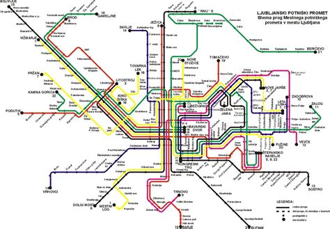 Map of cities: Map of Ljubljana, Slovenia