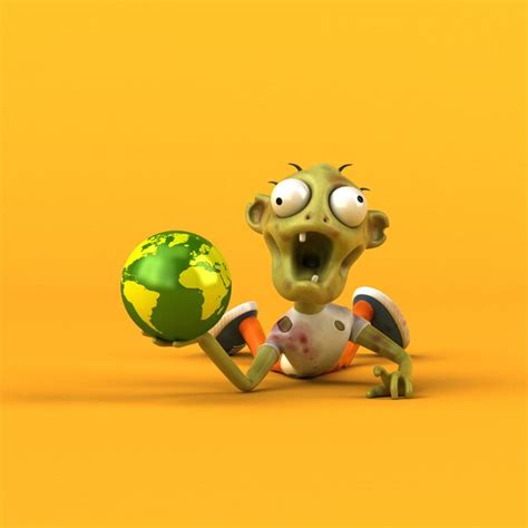 Premium Photo | Fun zombie animation