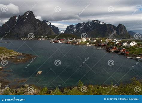 Fishing Villages in Lofoten - Norway Editorial Photography - Image of chalets, europe: 87301872