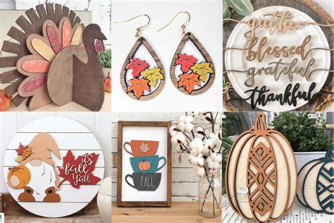 Thanksgiving and Fall Glowforge Projects and Files - Hey, Let's Make Stuff