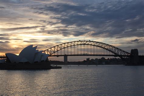 Sydney - City and Suburbs: Sydney Harbour, sunset