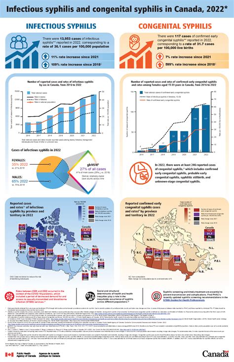 Infectious syphilis and congenital syphilis in Canada, 2022 - Canada.ca