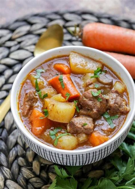 Slow Cooker Beef Stew Recipe | Lil' Luna