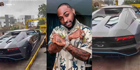 "Welcome home" - Davido says as he finally takes delivery of his Lamborghini Aventador [video]