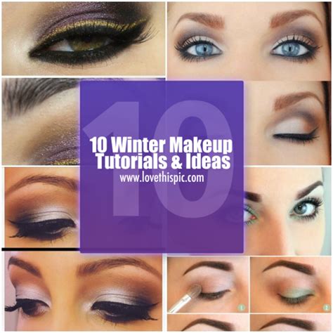 10 Winter Makeup Tutorials & Ideas