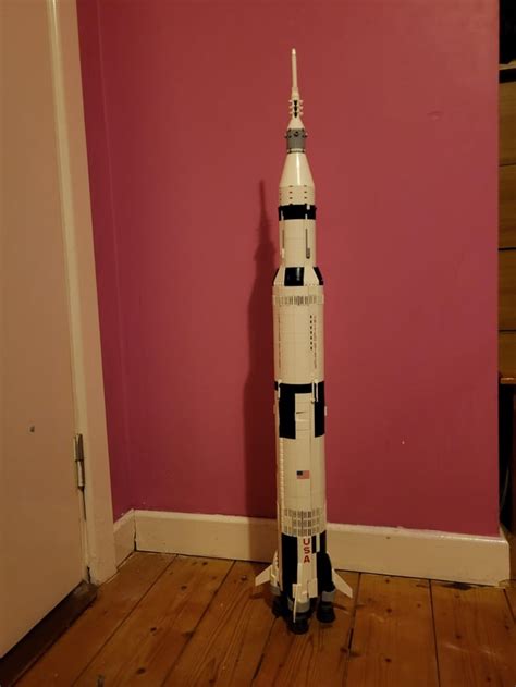 Finally finished my lego Saturn V rocket : r/spaceporn