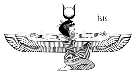 Isis, goddess of life and magic in Egyptian mythology. One of the ...