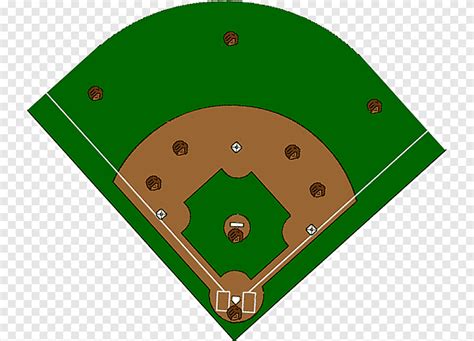 Boisko do baseballu Miejsca do baseballu Softball Diagram, baseball, kąt, powierzchnia png | PNGEgg