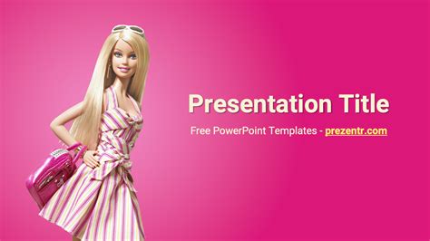 Free Barbie PowerPoint Templates - Prezentr