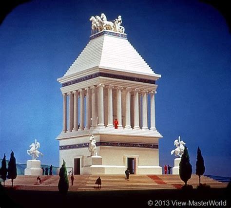 The Tomb of Mausolus at Halicarnassus (350 B.C.) View Master, Seven Wonders, The Seven, Stop ...