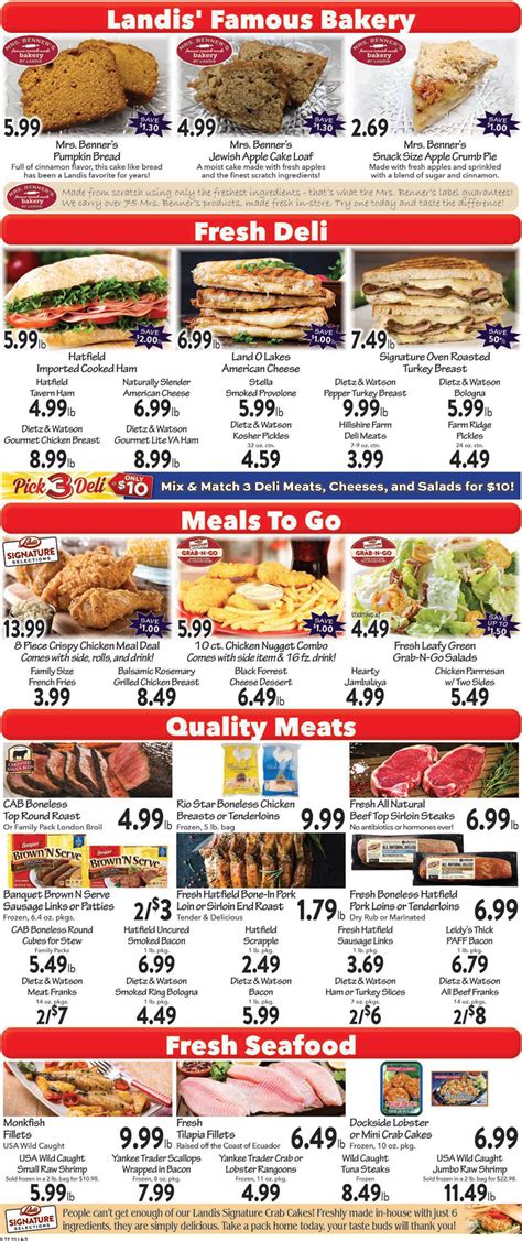 This Week's Best Grocery Deals | Landis Supermarket