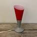 Vintage Ikea Glass Table Lamp in Red Night Light Ikea - Etsy