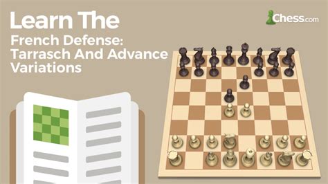 Learn The French Defense: Tarrasch And Advance Variations ...