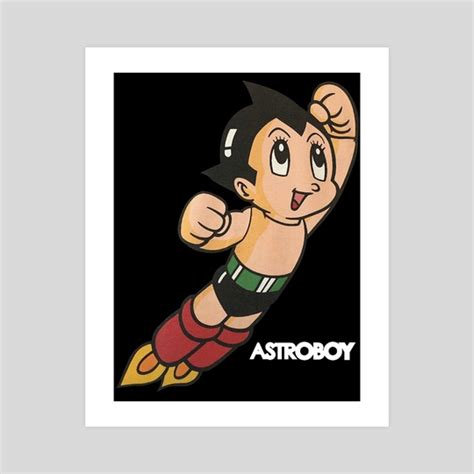 Vintage Astroboy Anime Robot Show Astro Boy Space Art Childhood Cartoon Manga, an art print by ...