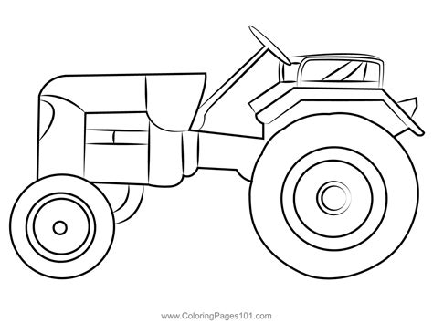 Printable Tractor Coloring Pages