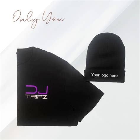 Your Logo Merchandise DJ Merchandise Personalised Clothing - Etsy UK