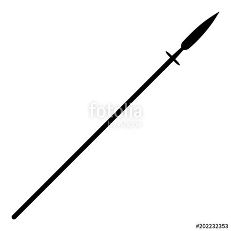 Spear Silhouette at GetDrawings | Free download