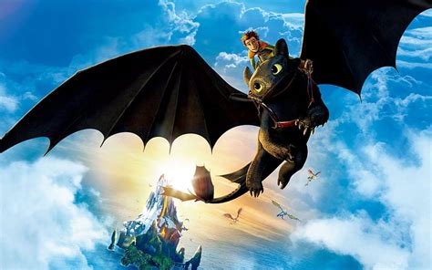 Hiccup riding toothless-High quality, HD wallpaper | Peakpx