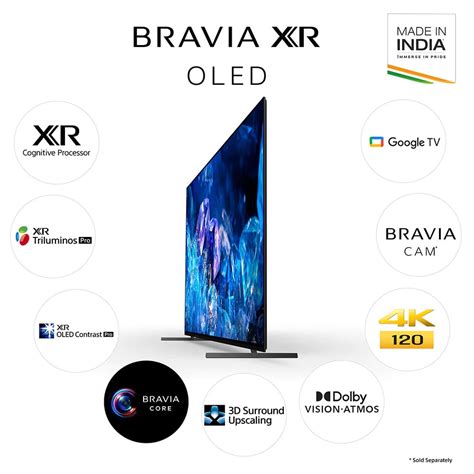 Sony launched BRAVIA XR OLED A80K OLED in India - Gizmochina