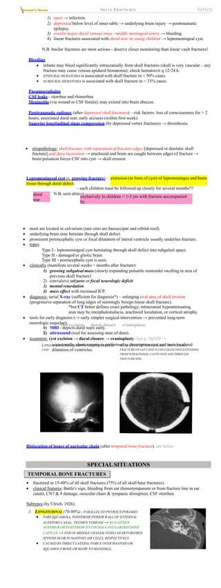 SKULL FRACTURES | PDF