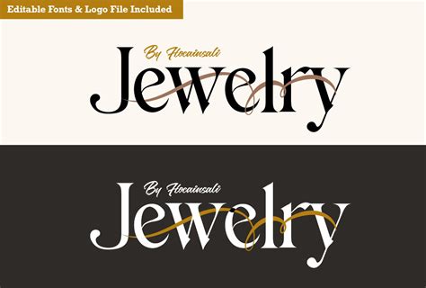 Jewelry Logo and Fonts | Branding & Logo Templates ~ Creative Market