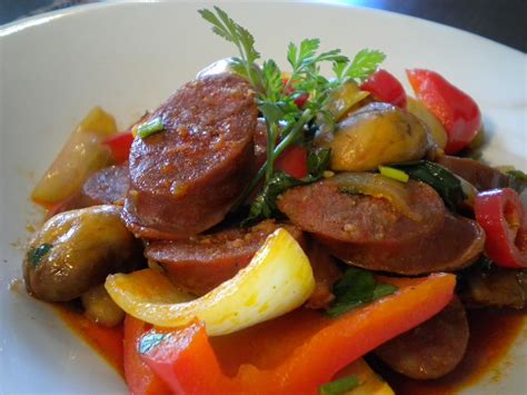 Cookingaround : Chorizo Sausage Stir Fry Recipe