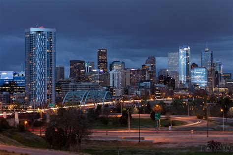 Denver Skyline from across I-25