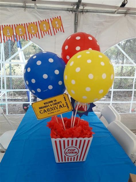 Carnival Themed Birthday Party Supplies