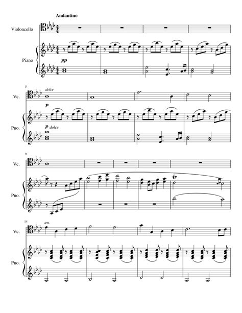 One last time... Sheet music for Piano, Cello | Download free in PDF or ...