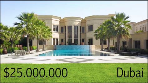 Inside a $25 Million Dubai Mega Mansion - Emirates Hills Villa - Villas ...