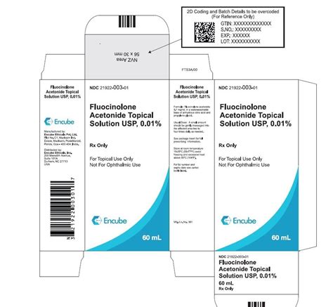 Fluocinolone Solution - FDA prescribing information, side effects and uses