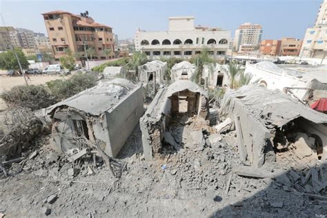 Major damage to arts centre and children’s facilities from latest Israeli airstrike on Gaza ...