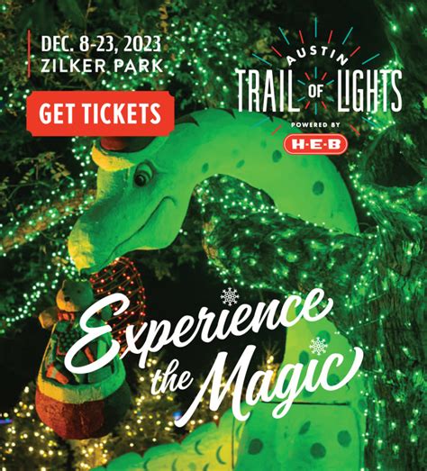 Austin Trail of Lights in Austin at Zilker Park