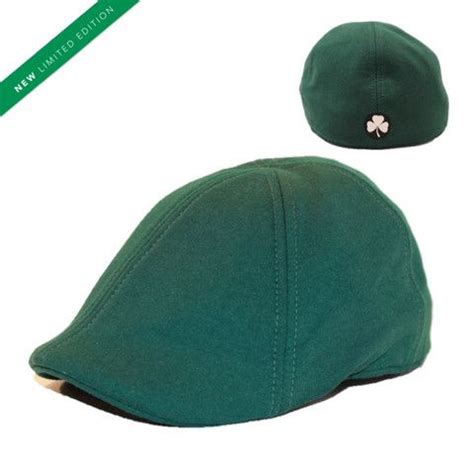 *NEW* 'The Dubliner' Scally Cap - Hunter Green Boston Scally Cap, Irish Roots, Grey Herringbone ...