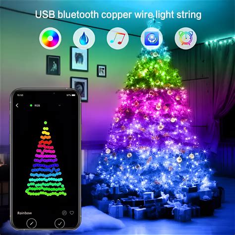 Smart LED Christmas Tree Lights - ZULIE E-COMMERCE LLC DBA LIT LAMP