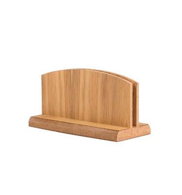 Image of Tall Wooden Menu Holder | Wooden, Wooden rack, Menu holders
