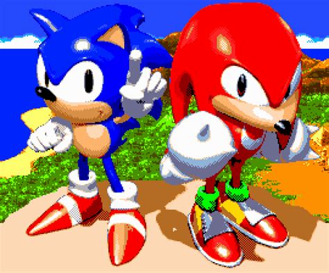 Logo-less ‘Sonic & Knuckles’ title screen. - Sonic The Hedgeblog